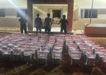 Incautan cargamento de cocaína en costas de Pedernales