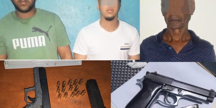 Apresa 3 en Neyba con arma ilegal