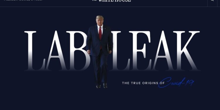 La Casa Blanca difunde «los verdaderos orígenes del covid-19»