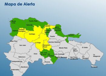 Ya son 5 las provincias en alerta amarilla