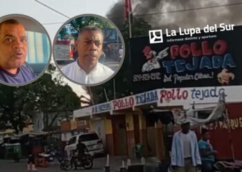 Fuego en mercado de Barahona afectó 6 locales y una casa