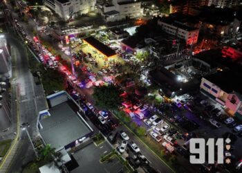 911 coordina amplia respuesta y atención en desplome techo Jet Set