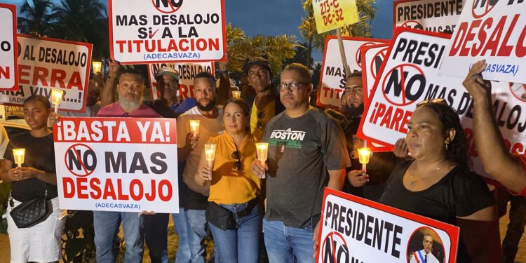 Protestan contra desalojos