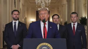 Trump advierte a Irán: «si la paz no llega rápido, iremos por otros objetivos»