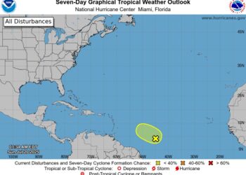 Vigilan onda tropical