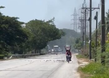 Violenta protesta en Habanero