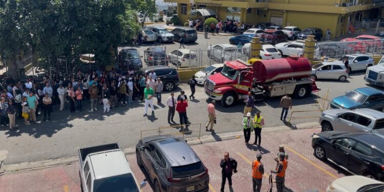 Se registra incendio en la JCE