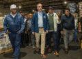 Abinader supervisa entrega de alimentos