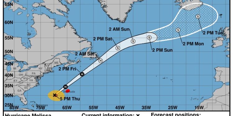 Melissa se aleja de República Dominicana, pero sigue siendo de cuidado