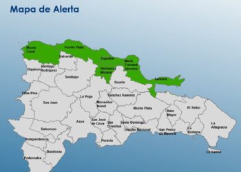 Colocan 6 provincias en alerta verde