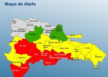 Barahona y otras 8 provincias continúan en alerta roja