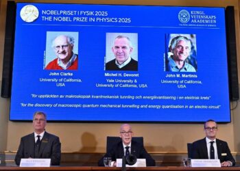 Clarke, Devoret y Martinis obtienen Nobel de Física 2025