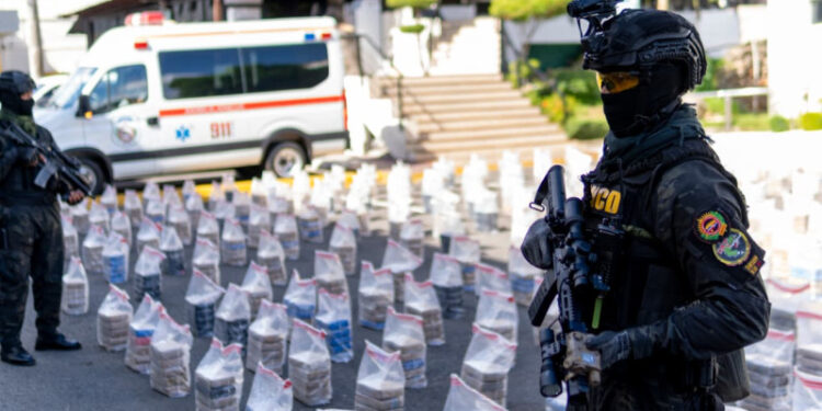 Incautan 1.5 toneladas de cocaína en costas de Baní