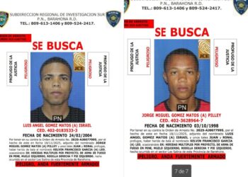 Policía exhorta a Pilley e Israel a entregarse