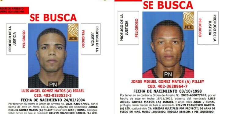 Policía exhorta a Pilley e Israel a entregarse