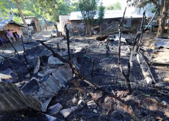 Incendio deja familias sin hogar en Dajabón