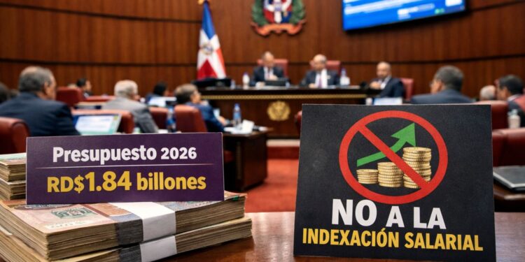 Gobierno deja fuera indexación salarial en el Presupuesto 2026