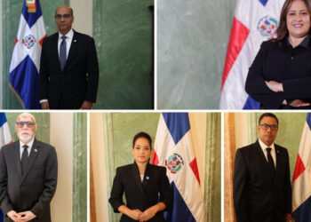 Francisco Alarcón Polanco, Miguelina Ureña Núñez, Manuel Aurelio Victoria, Yorlin Lisett Vásquez Castro y Namphi Andrés Rodríguez