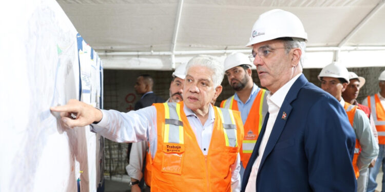 Abinader supervisa túnel Plaza Bandera para mejorar tránsito