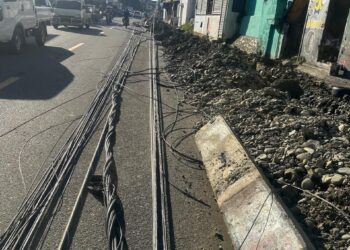 La Empresa Distribuidora de Electricidad del Sur (Edesur) informó que sus brigadas técnicas trabajan de manera continua para reponer al menos siete postes del tendido eléctrico