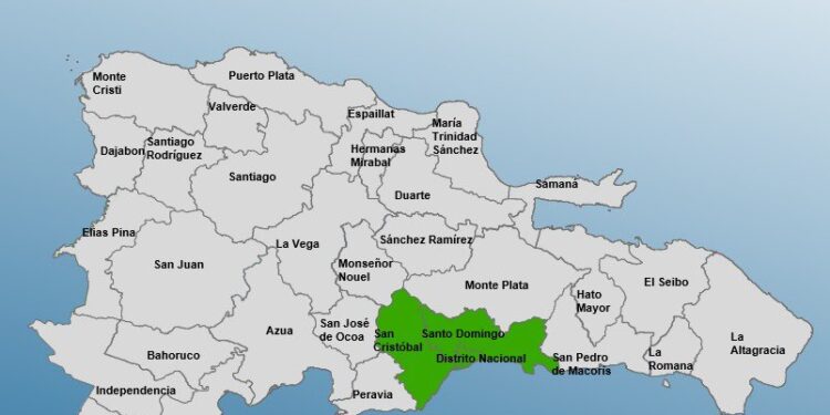 COE coloca tres provincias en alerta verde  por vaguada