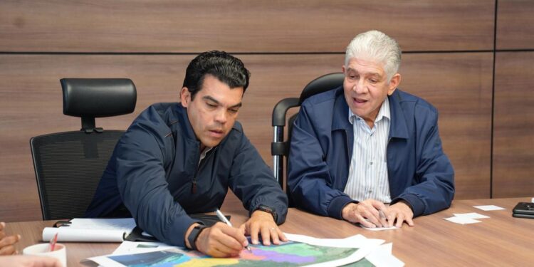 Acuerdan protocolo conjunto para trabajos acueductos y asfaltado