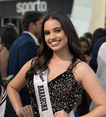 Harolyn Paulino representante de Barahona en el certamen nacional Miss Petite RD, en la categoría Teen.
