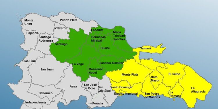 COE pone 17 provincias en alerta por inundaciones