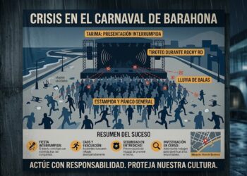«A rabazos limpios»: Tiroteo empaña cierre Carnaval de Barahona
