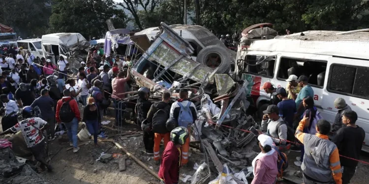 Atentado en Cauca, Colombia. EFE/Ernesto Guzmán