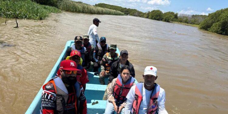 Busqueda de niño de dos años en río Yaque del Norte