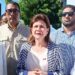 Vicepresidenta Raquel Peña visitó Neyba por los daños ocasiones por las fuertes lluvias en el territorio nacional.
