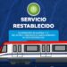 Servicios restablecido del Metro y Teleférico de Santo Domingo