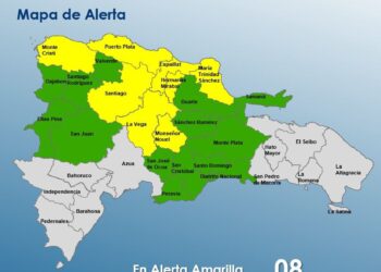 El COE aumenta a 08 las provincias en alerta amarilla por vaguada