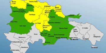 El COE aumenta a 08 las provincias en alerta amarilla por vaguada