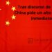 China exige alto el fuego inmediato ante amenaza de Trump