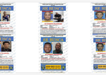 Policía identifica 6 de los más buscados por homicidios en Santiago