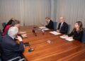 Abinader se reúne con Isaac Herzog y Christopher Landau