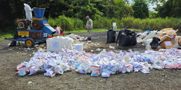 Inacif destruye más de 960 kilos de drogas