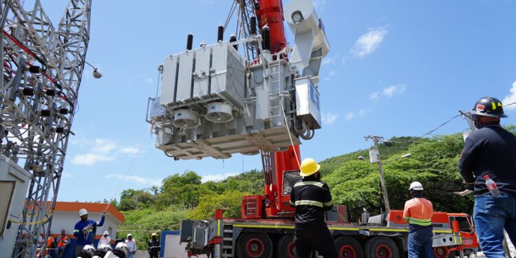 Edesur repotencia subestación eléctrica de Baní