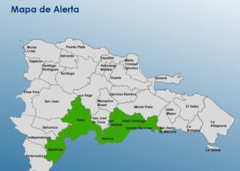COE coloca 6 demarcaciones en alerta verde