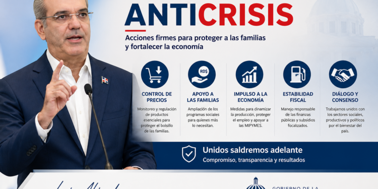 Abinader defiende «su» Plan Anticrisis