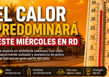 Polvo del Sahara mantendrá ambiente caluroso este miércoles