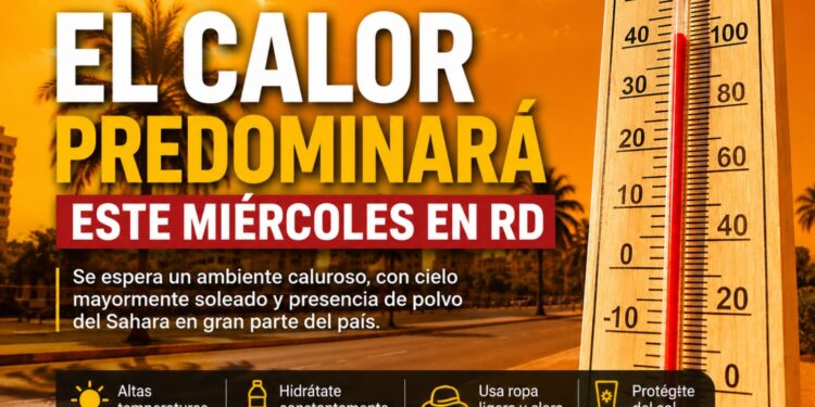 Polvo del Sahara mantendrá ambiente caluroso este miércoles