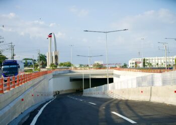 Abinader inaugura túnel de Plaza de la Bandera