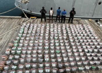 Incautan 1.3 toneladas de cocaína en Baní