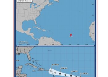 Tormenta tropical Dolly se forma en el Atlántico