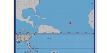Tormenta tropical Dolly se forma en el Atlántico
