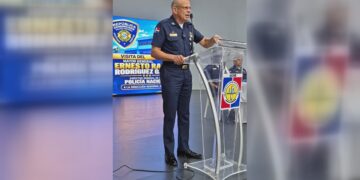 Director de la Policía Nacional, mayor general Ernesto Rodríguez García