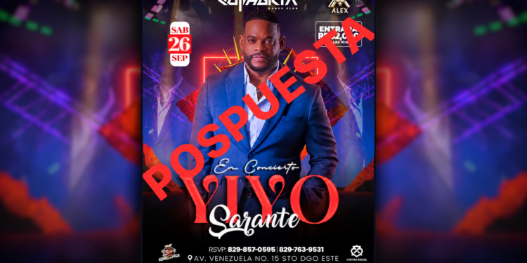 Yiyo Sarante reprogramó la presentación artística